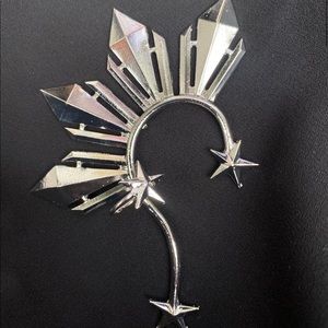 Silver Miss Universe Philippines Catriona Gray Three Stars and Sun Earcuff